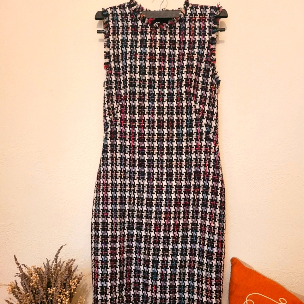 Charles Henry XS Tweed Dress